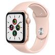 Apple Watch SE GPS, 40mm Gold Aluminium Case with Pink Sand Sport Band