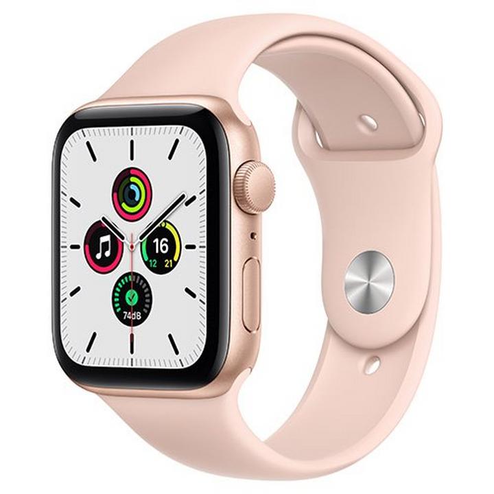 Apple Watch SE GPS, 40mm Gold Aluminium Case with Pink Sand Sport