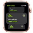 Apple Watch SE GPS, 40mm Gold Aluminium Case with Pink Sand Sport Band