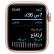 Apple Watch SE GPS, 40mm Gold Aluminium Case with Pink Sand Sport Band