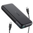RAVPower ,PD Pioneer 20000mAh 60W 2-Port Portable Charger, Black