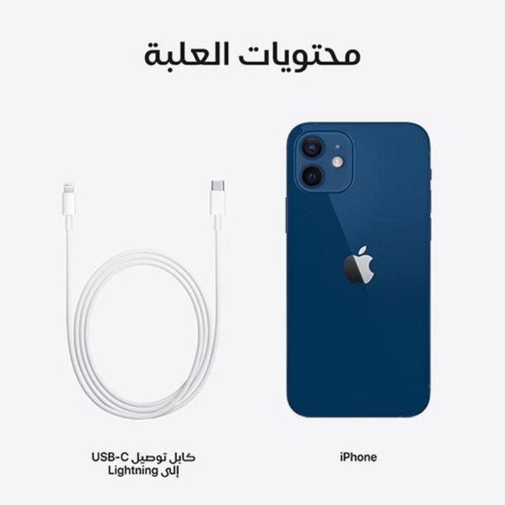 آبل أيفون 12 ، 5 جي ، 128 جيجا ، أزرق