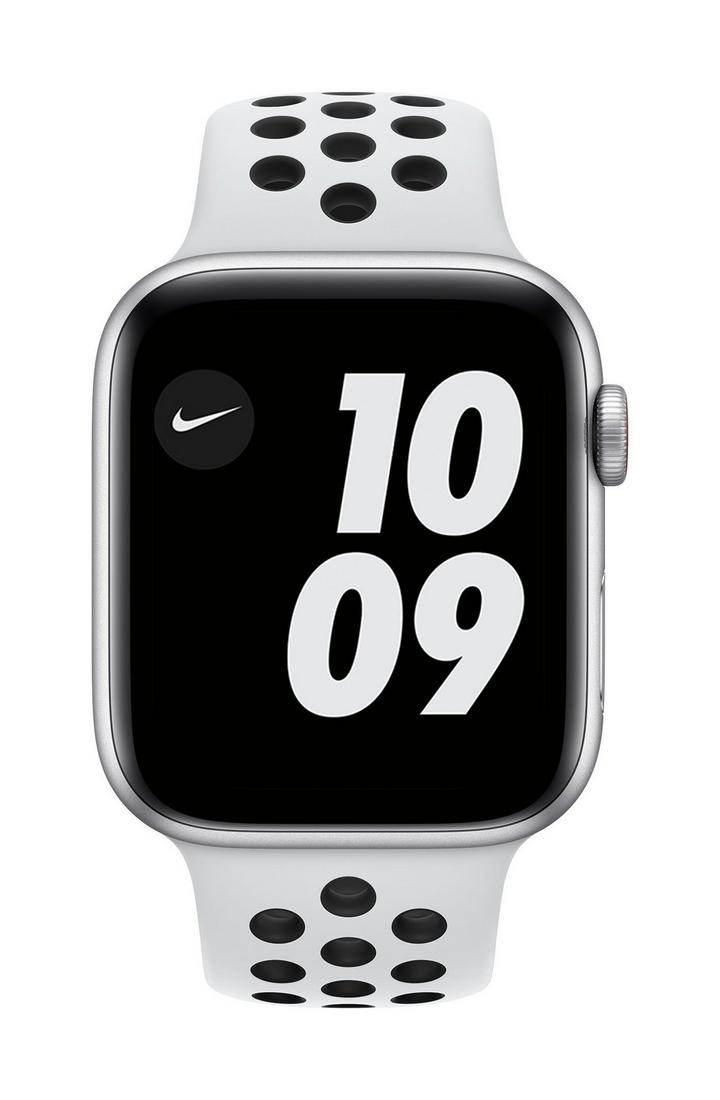 Apple Watch Nike SE GPS + Cellular, 44MM Silver Aluminium Case