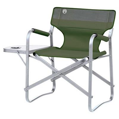 Coleman Deck Chair With Table Aluminium Frame 600d Polyester Khaki Extra Oman