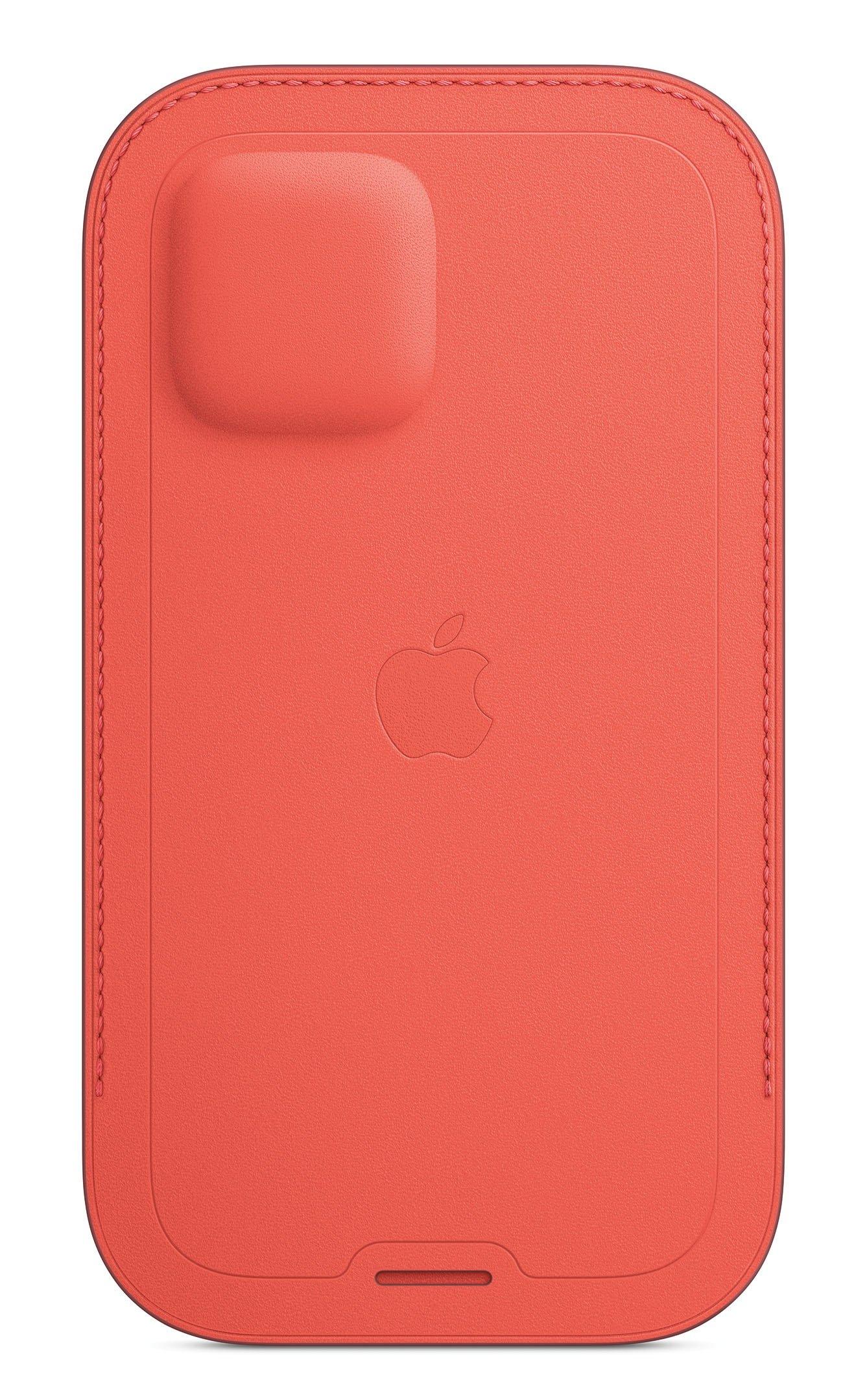 Apple iPhone 12/12 Pro Leather Sleeve with MagSafe Pink Citrus eXtra  Bahrain