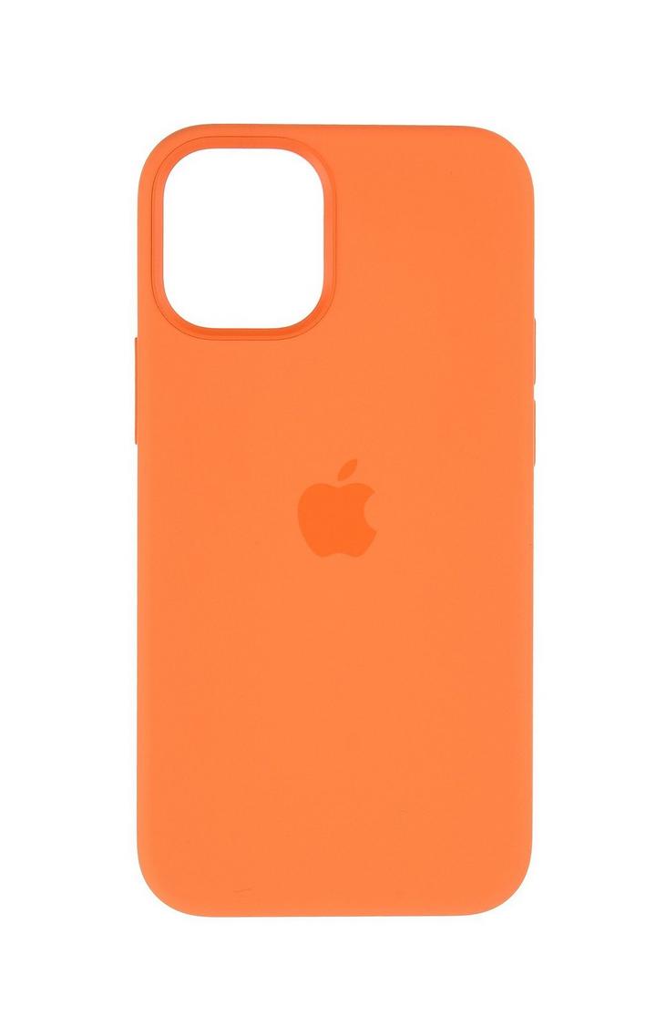 Apple iPhone 12 Mini Silicone Case with MagSafe , Kumquat