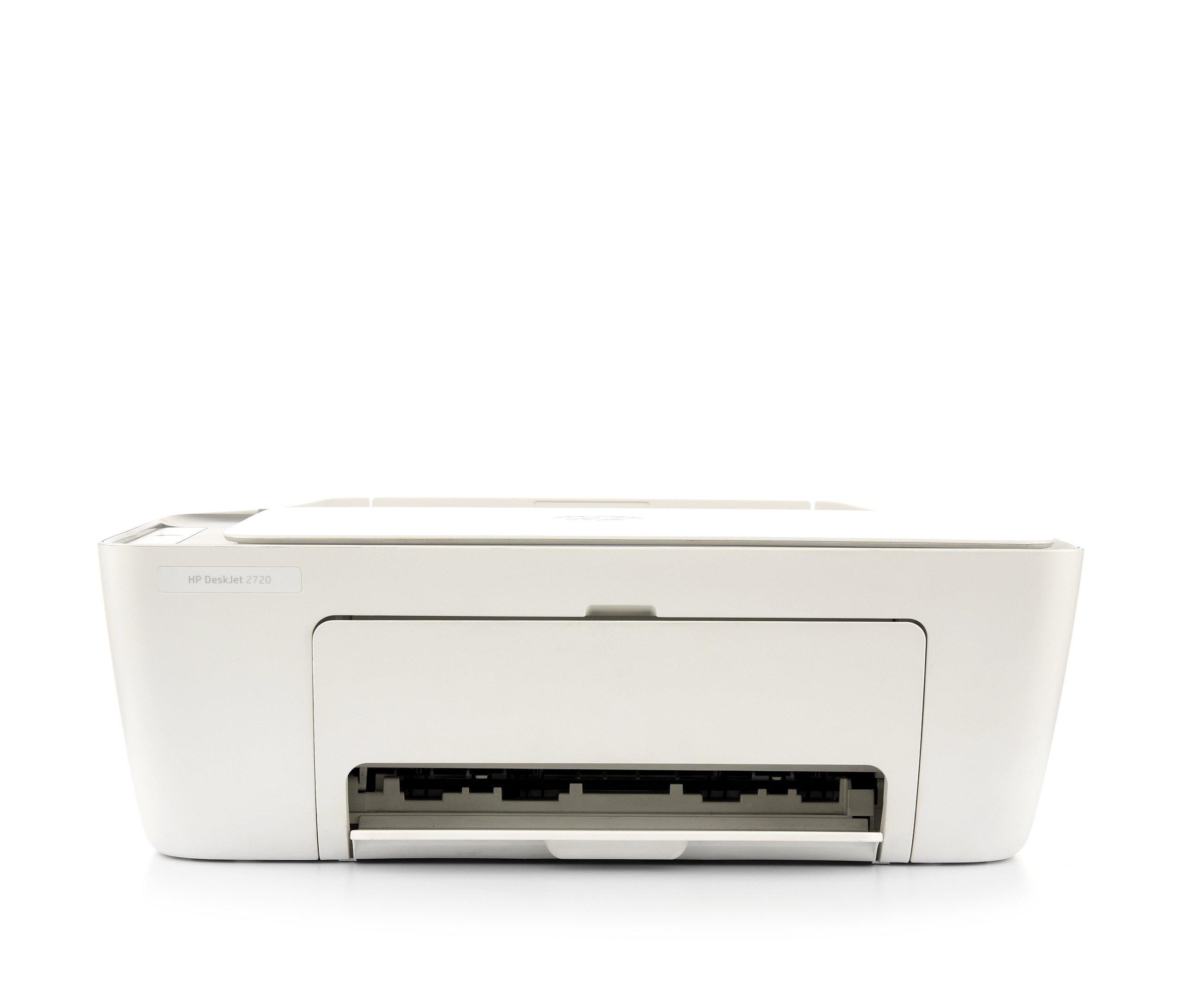 DeskJet 2720 All-in-One Printer, Print, Copy, Scan, Wireless, White - Saudi