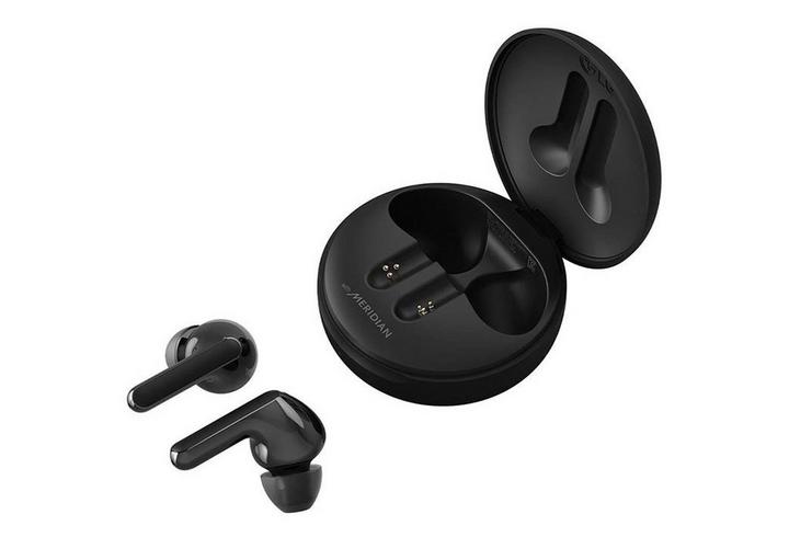 LG Tone, Free True Wireless Earbuds with Charging Case, Black