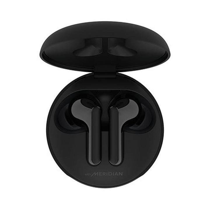 LG Tone, Free True Wireless Earbuds with Charging Case, Black