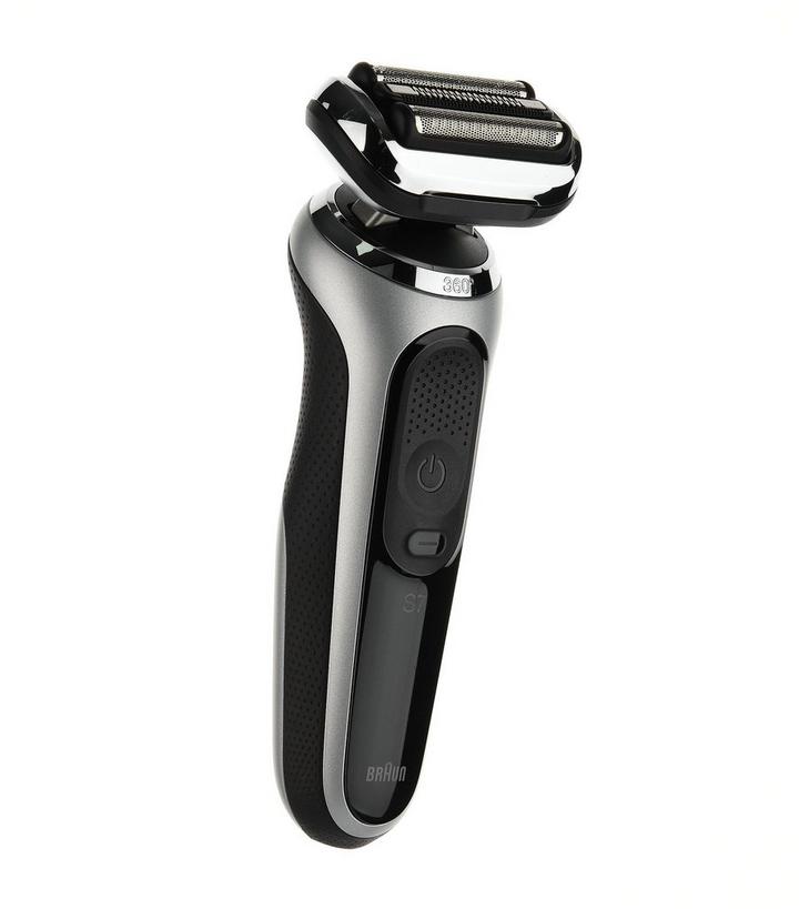 Braun Series 7 Rechargeable Mens Shaver LED Display Wet&Dry Silver/Black