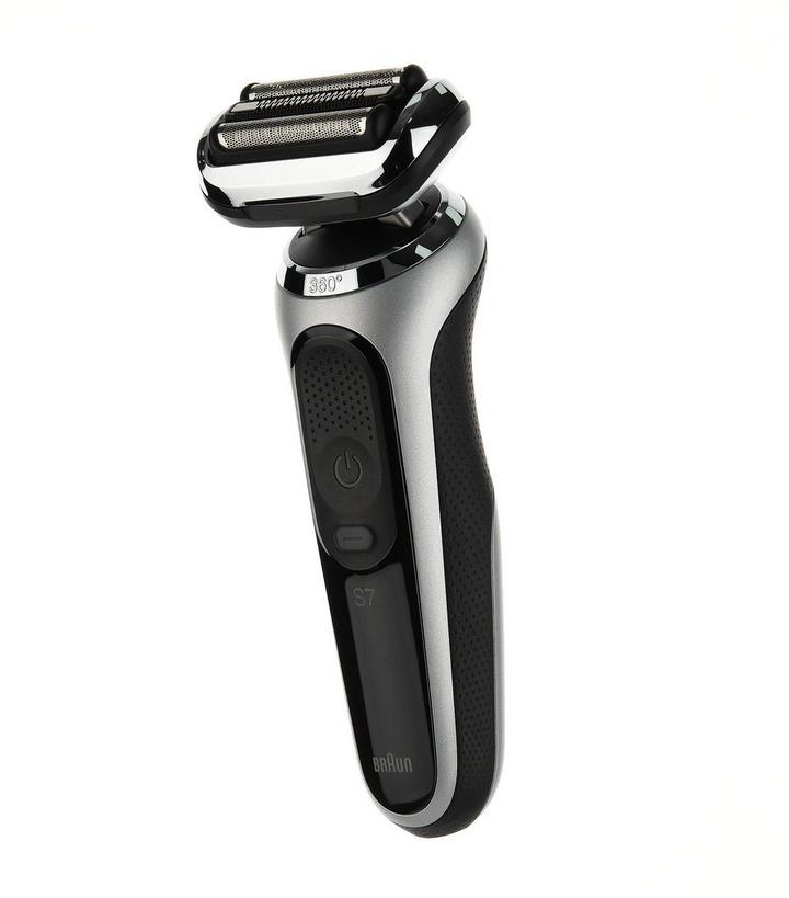 Braun Series 7 Rechargeable Mens Shaver LED Display Wet&Dry Silver/Black