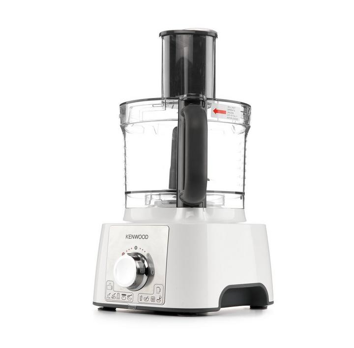 Kenwood Food Processor, 1000W, 3L Bowl, 1.5L Blender, 11 Attachments,White