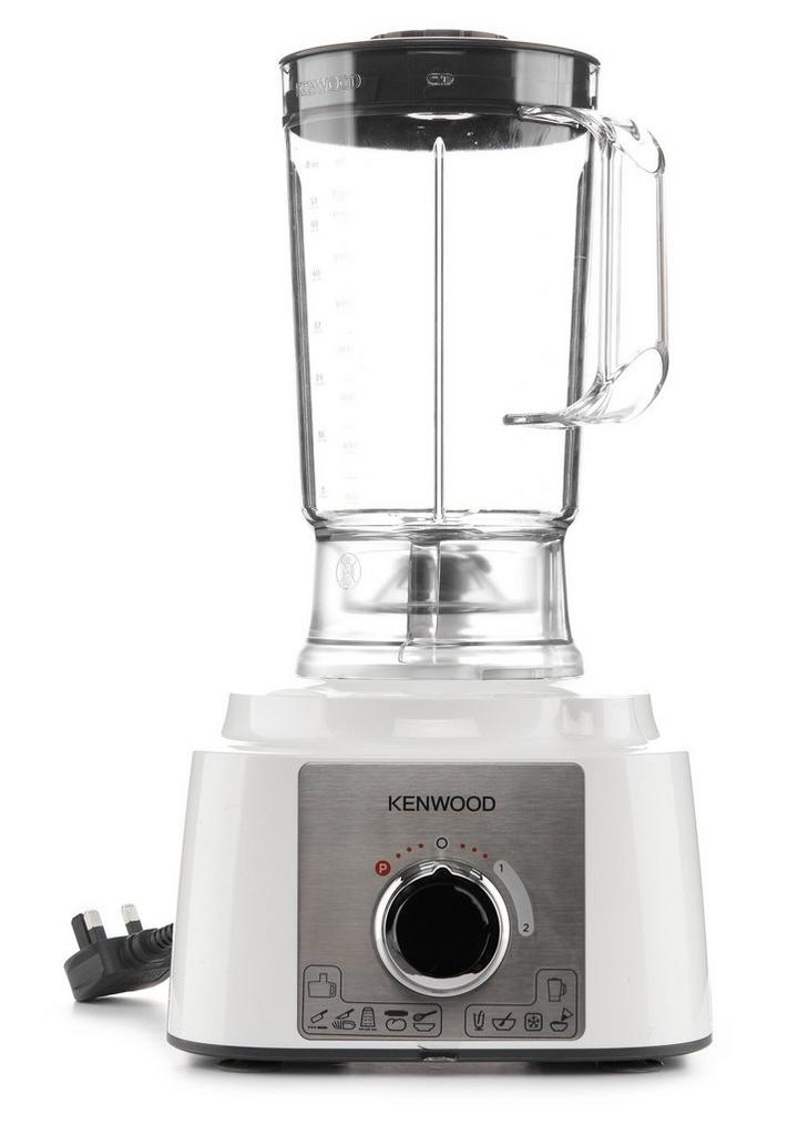 Kenwood Food Processor, 1000W, 3L Bowl, 1.5L Blender, 11 Attachments,White