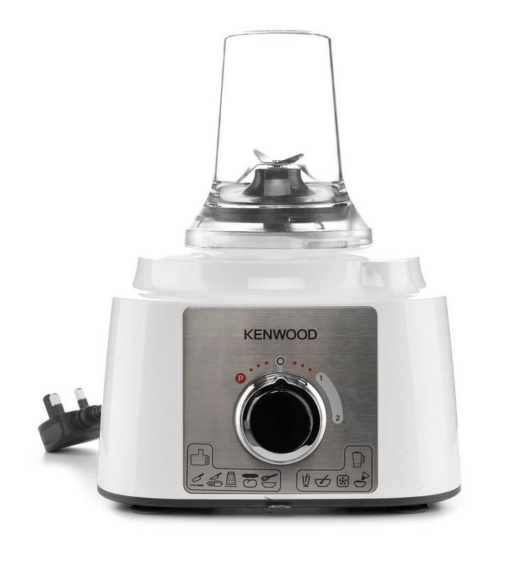 Kenwood Food Processor, 1000W, 3L Bowl, 1.5L Blender, 11 Attachments,White