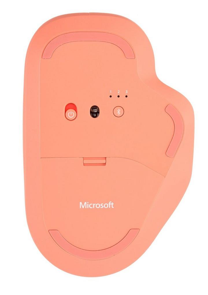 Microsoft, Bluetooth Ergonomic Mouse, Peach