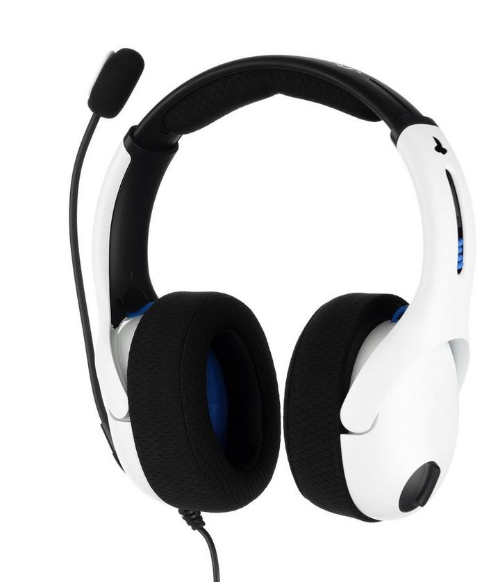PDP LVL50 Wired Stereo Headset White PS5 PS4