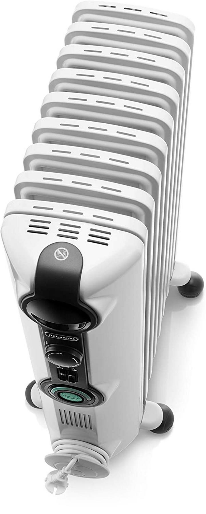 Delonghi RADIA S 12Fins Oil Filled Radiator Room Heater 2500W White