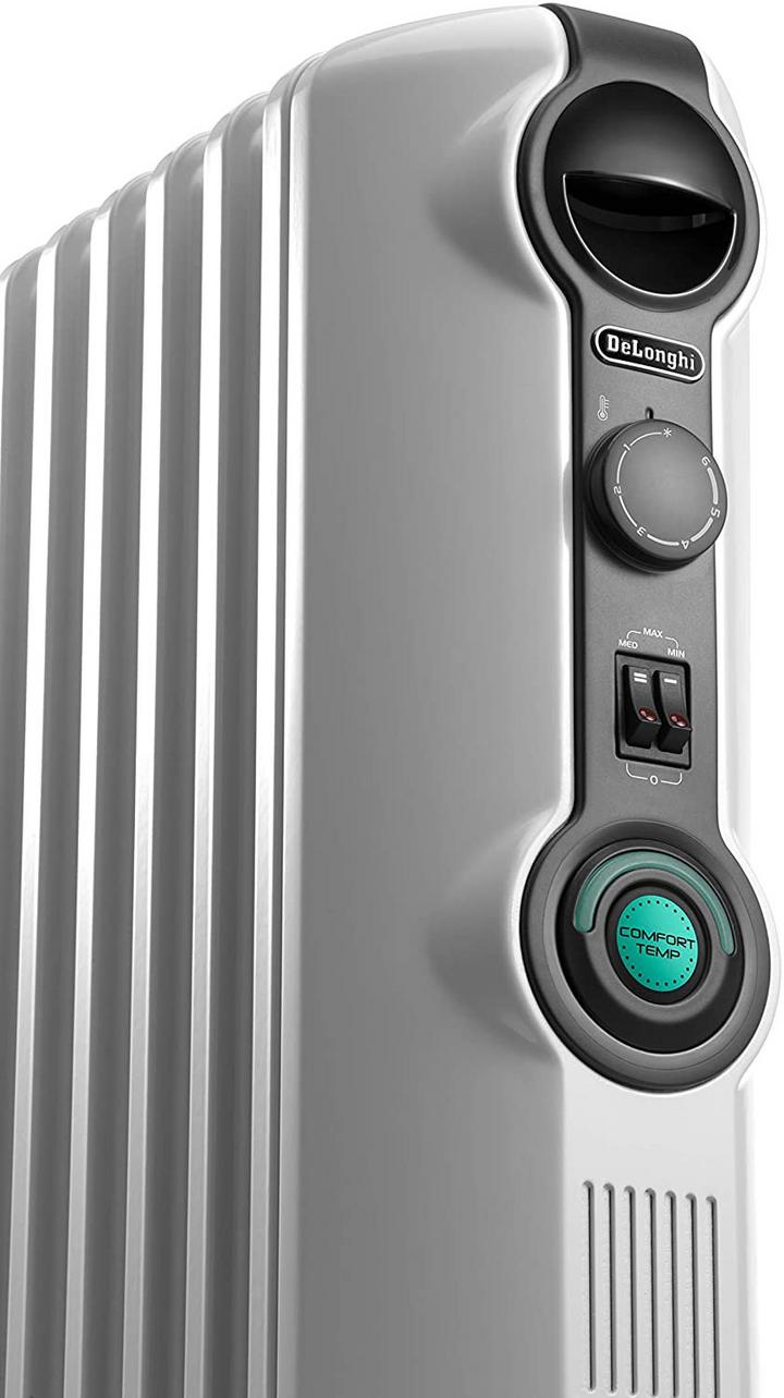 Delonghi RADIA S 12Fins Oil Filled Radiator Room Heater 2500W White