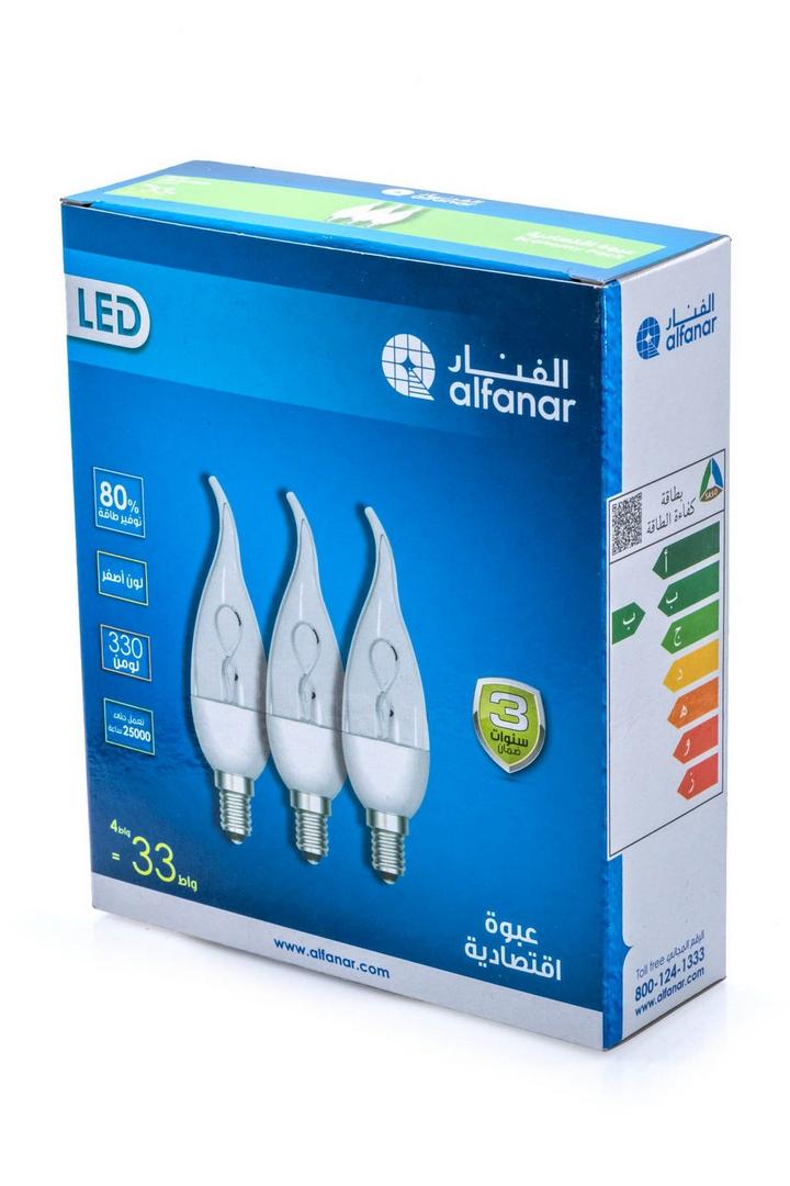alfanar, LED Candle Promo Pack, 4 Watts, Warm White