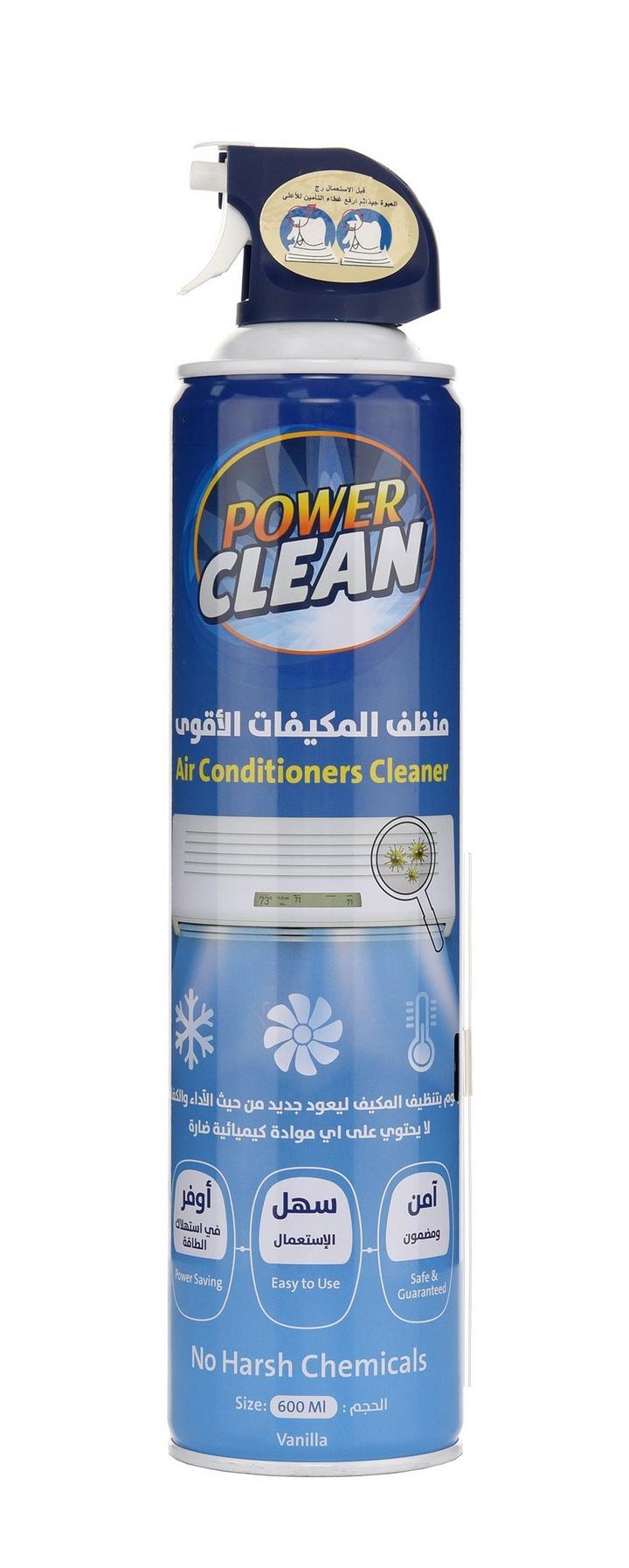 Power Clean, Air Conditioner Cleaner Spray 600ml - eXtra Saudi