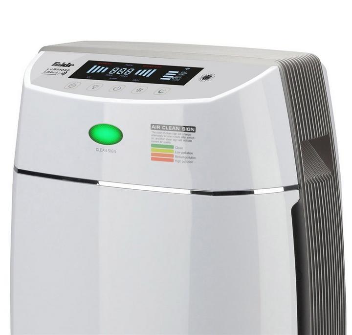 Fakir Luminoso Smart Air Purifier With Wifi 6-way Filter 50m2 50w White