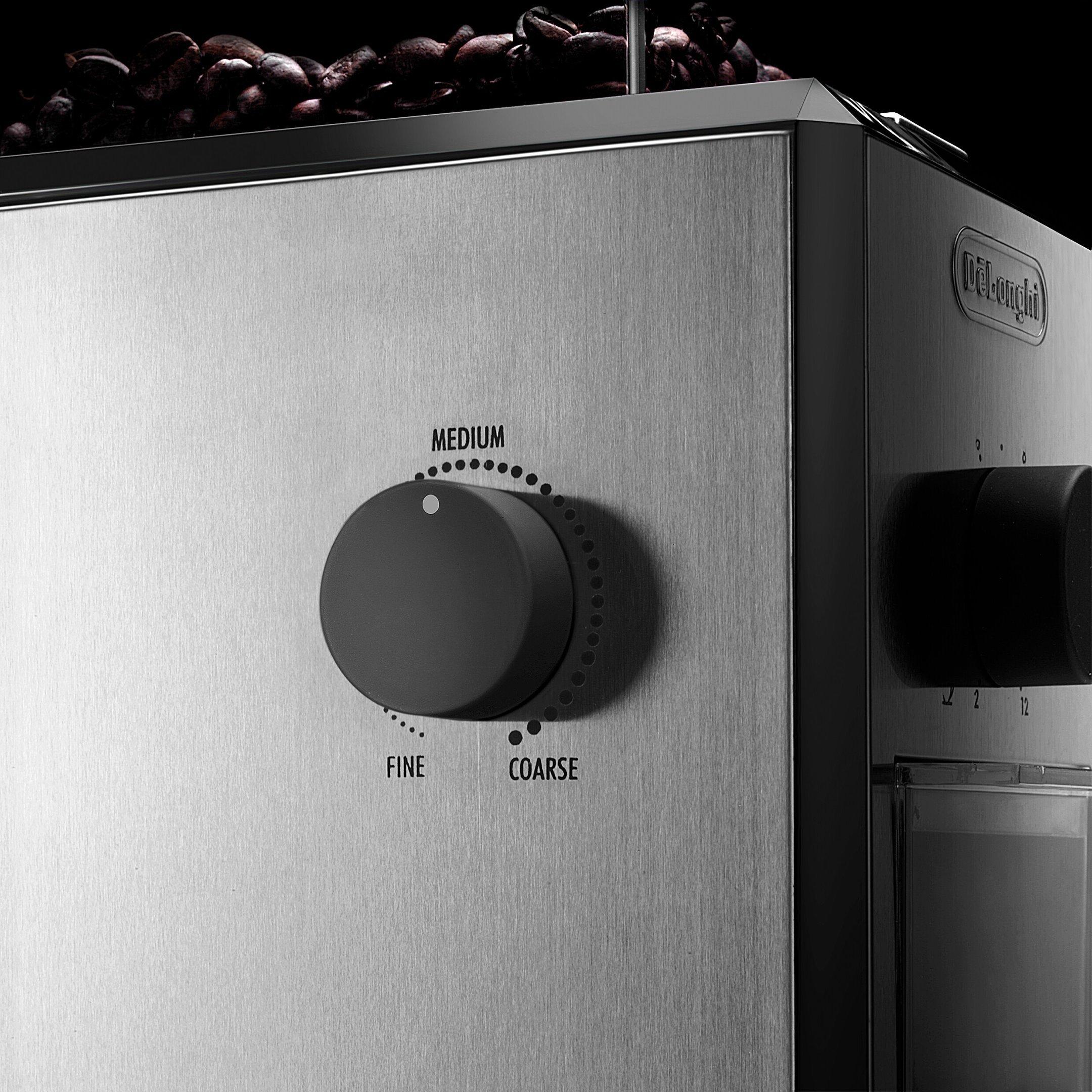 DeLonghi KG79 KG89 Coffee Grinder Spare Parts – Upper & Lower Grinder – Silver, Easy Clean