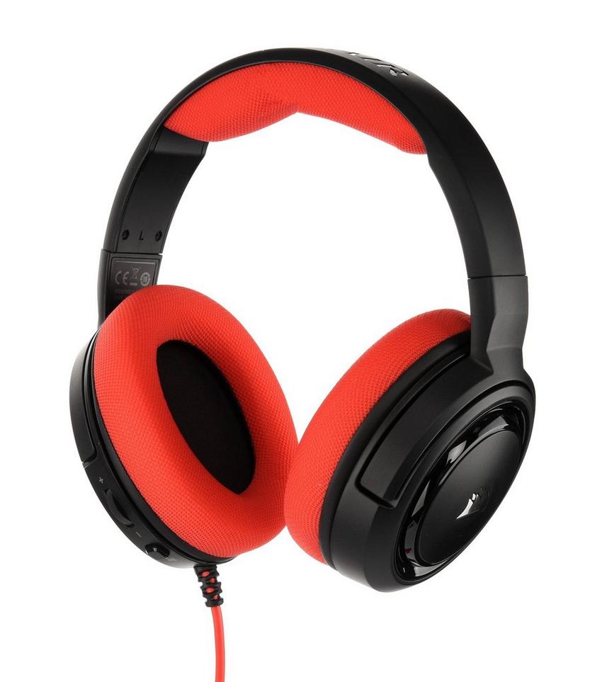 Corsair HS35 Stereo Headset Black Red eXtra Oman