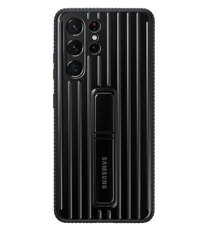 Samsung Galaxy Protective Standing Cover for S21 Ultra, Black