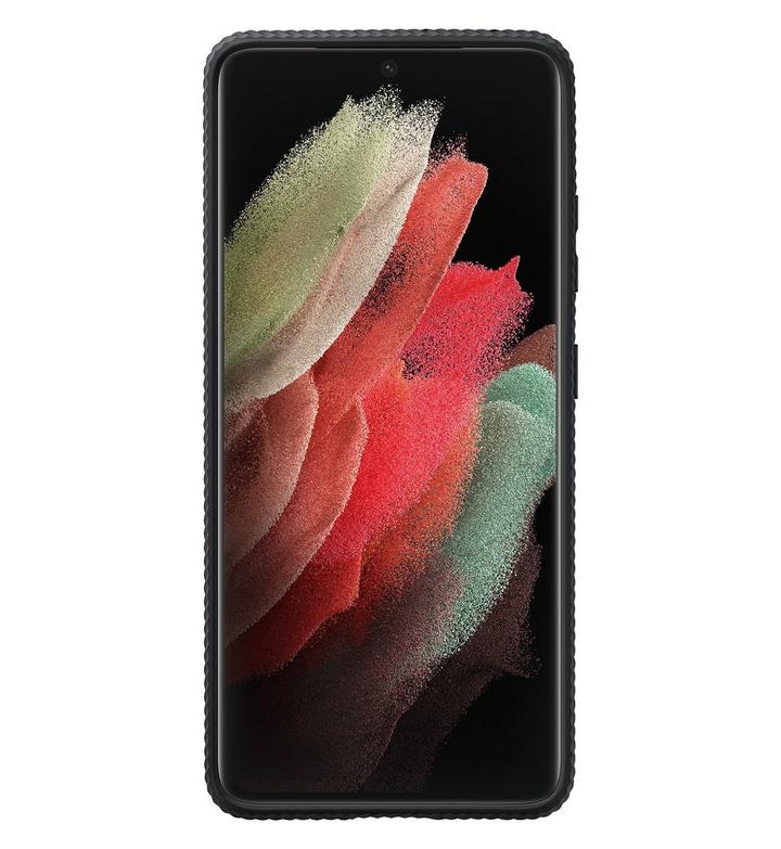 Samsung Galaxy Protective Standing Cover for S21 Ultra, Black
