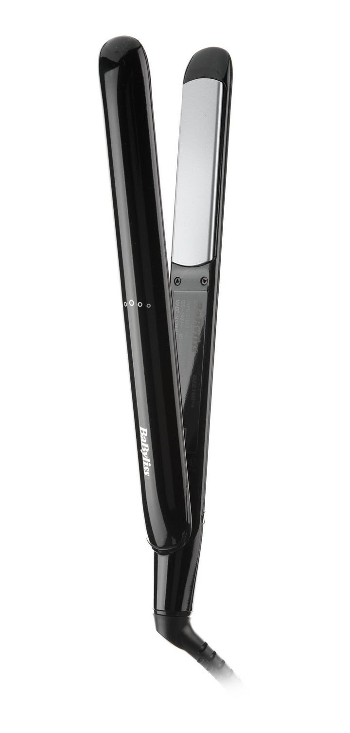 Babyliss Hair Straightener, Up to 230°C, 3 Heat Settings, Black