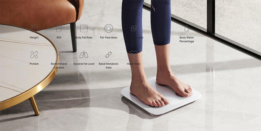 HUAWEI Body Fat Scale 3, White - eXtra Oman