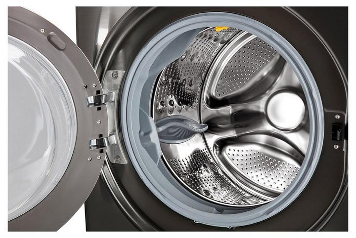 LG TURBOWASH 20.0KG Smart Washer/Dryer With Steam 12KG Drying Inverter, Black