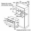 Bosch Builtin Oven, 90x48 cm, 85 Ltrs, Cooling Fan, Stainless Steel.