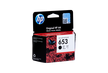 HP 653 Black Original Ink Advantage Cartridge