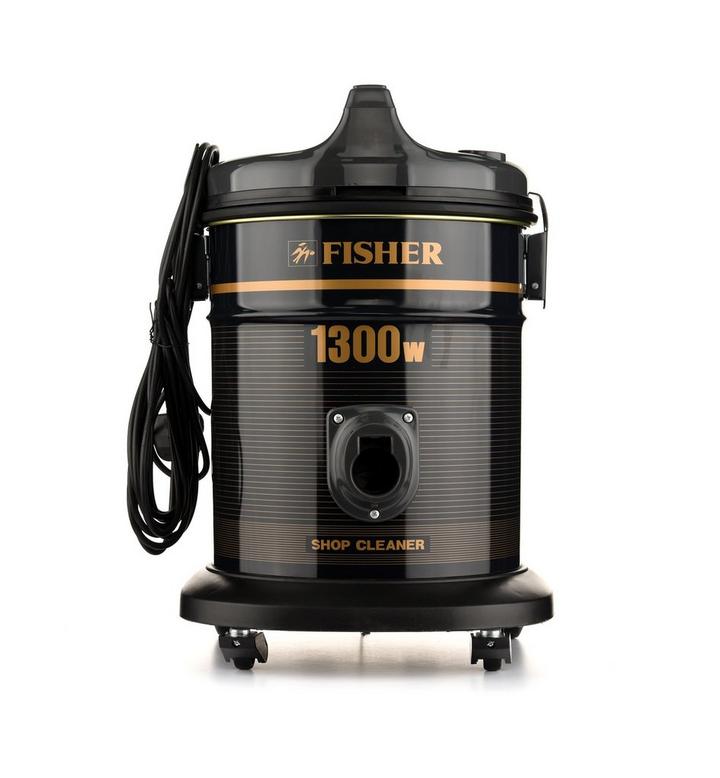 Fisher Drum Vacuum Cleaner, 13L, 1300W, Brown/Black