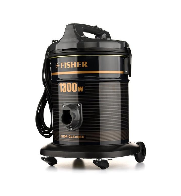 Fisher Drum Vacuum Cleaner, 13L, 1300W, Brown/Black