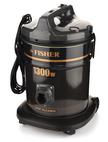Fisher Drum Vacuum Cleaner, 13L, 1300W, Brown/Black