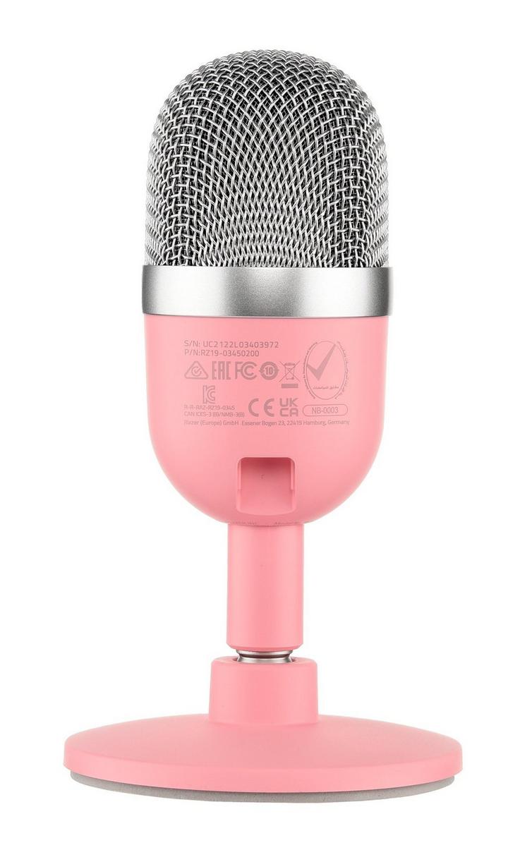 Razer, Seiren Mini Ultra Compact Condenser Microphone, Pink - eXtra Saudi
