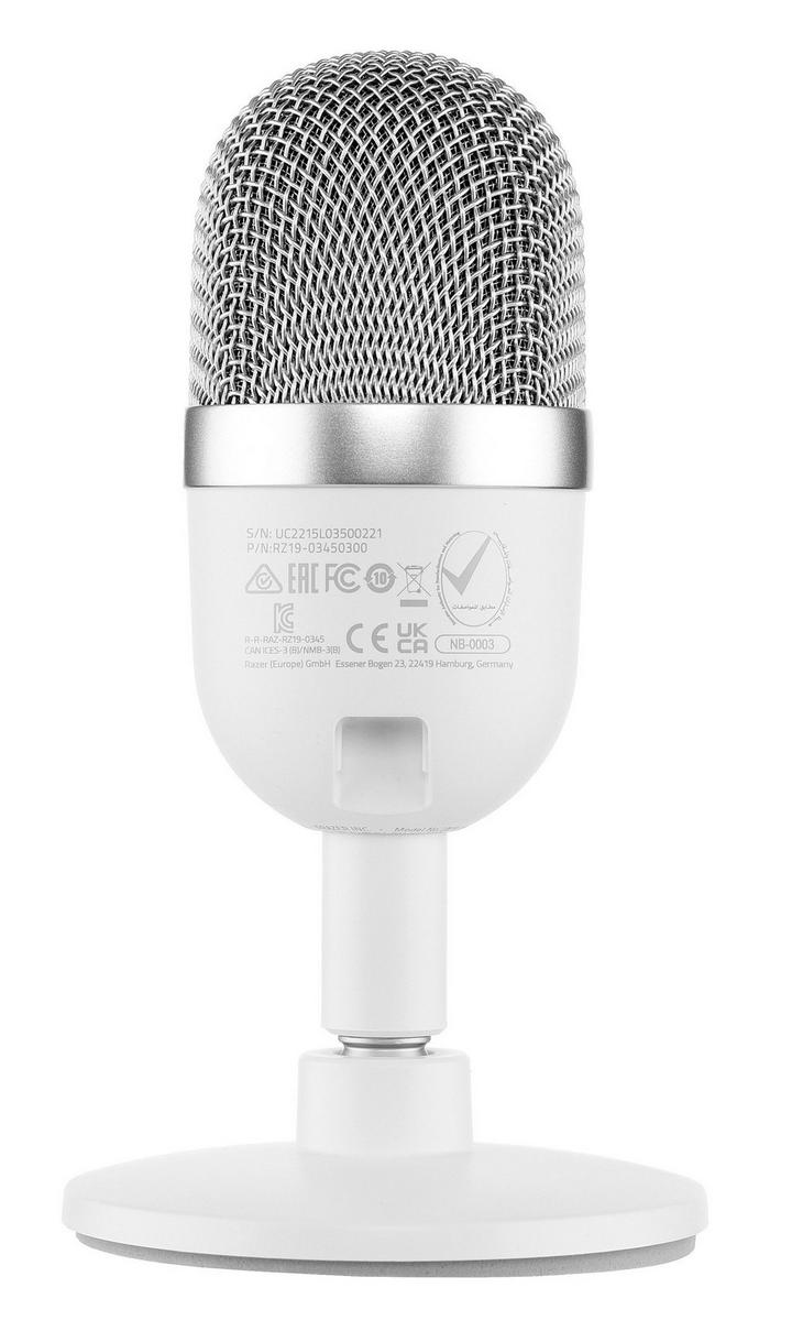 Razer, Seiren Mini Ultra Compact Condenser Microphone, White - eXtra Saudi