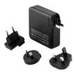 Momax Plug Portable Charger with 10000mAh Wireless Powerbank with 2 Port, Black