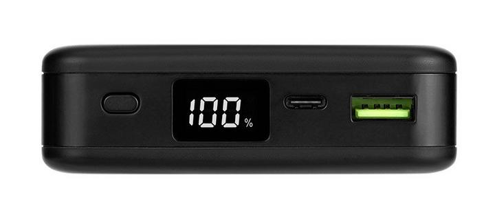 Momax Plug Portable Charger with 10000mAh Wireless Powerbank with 2 Port, Black