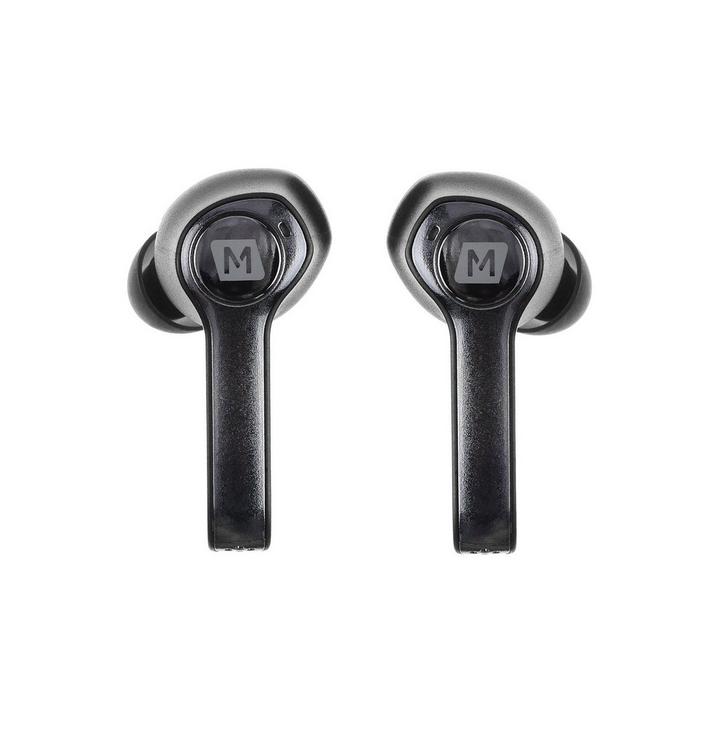 MOMAX Spark True Wireless Earbuds with Charging Case, Space Gray