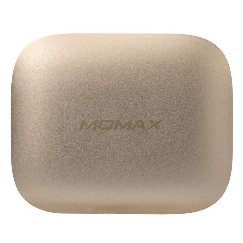 MOMAX Spark True Wireless Earbuds with Charging Case, GOLD eXtra