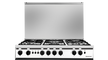 West Point 90x60 Gas Cooker, 5 Burner, Full Safety, Stainless Steel.