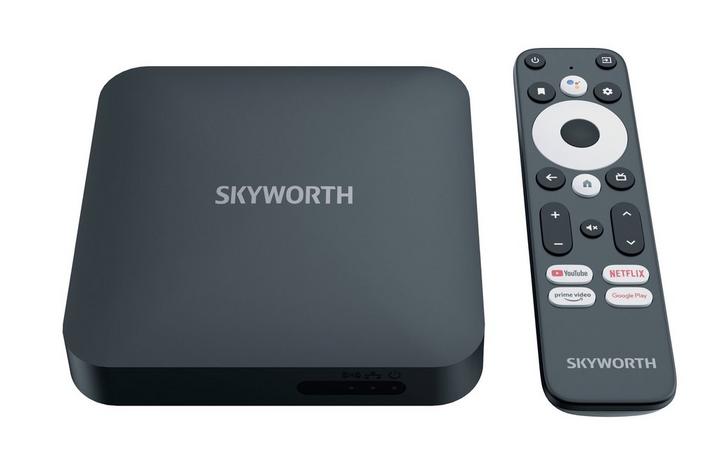 Skyworth, Android TV Set Top Box(STB), Black