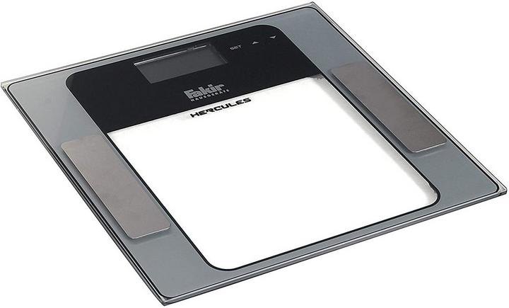 Fakir HERCULES Digital Glass Bathroom Scale 150KG Max Silver