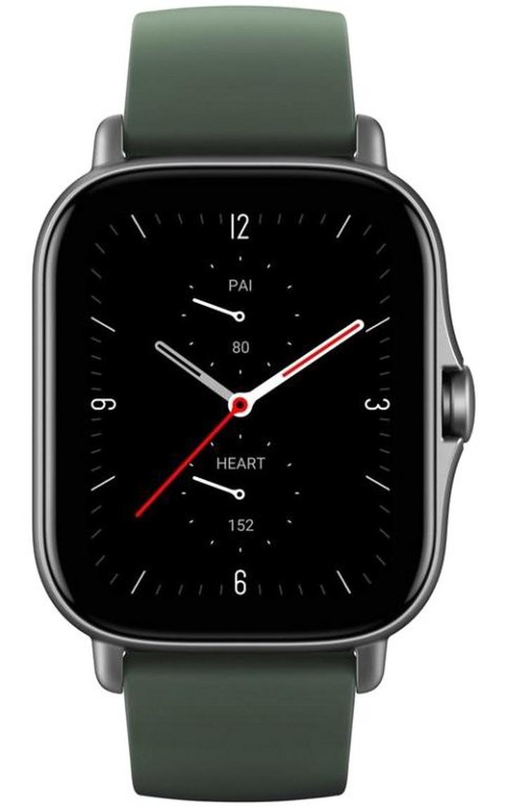 Amazfit GTS-2E A2021 36mm Smart Watch With Heart Rate, Moss Green