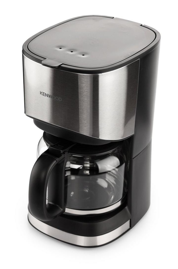 Kenwood 900 Watts Drip Coffee Maker 12 Cups Washable Filter Silver Black eXtra Oman