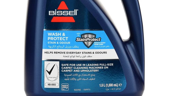 BISSELL Wash / Protect Carpet Cleaning Formula, 1.5L For For Deep Cleaner Vacuum