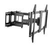 Brateck, X-Large Heavy-duty Full Motion Curved & Flat Panel TV Wall Mount, 60-100", Black